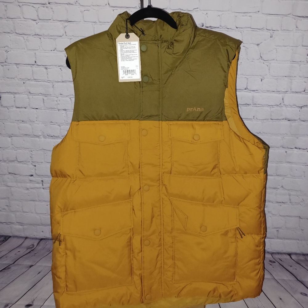 Prana Two-Tone Puffer Vest